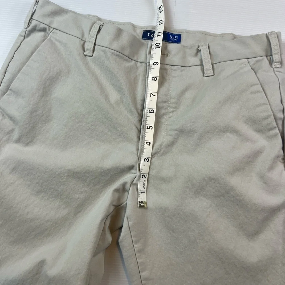 Izod Tan Chinos Classic Straight-Leg, Size 32 x 32 - Picture 10 of 13